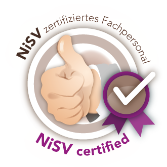 Grafik der NiSV Zertifizierung bei Haarfreiheit